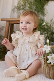 Jamie Kay - Organic Cotton Frannie Playsuit - Rosebud Egret