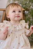 Jamie Kay - Organic Cotton Frannie Playsuit - Rosebud Egret