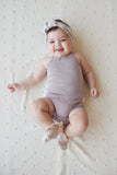 Jamie Kay - Organic Cotton Modal Singlet Bodysuit - Tulip Marle