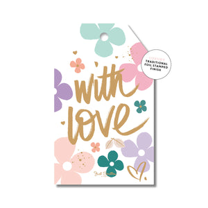 Just Smitten - With Love - Gift Tag