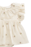 Jamie Kay - Organic Cotton Frannie Playsuit - Rosebud Egret