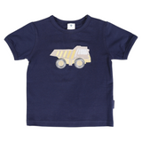 Korango - Truck Applique Tee  Navy