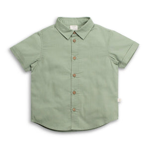 Tiny Twig - Cambric Shirt - Basil