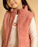 Fox & Finch - WILD GARDEN QUILTED ZIP UP VEST 3-7 YRS