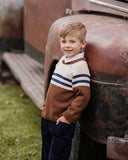 Bebe - JAKE RAGLAN STRIPE KNITTED JUMPER 3-7 YRS