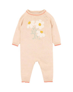 Fox & Finch - BOTANICA FLOWERS KNITTED ROMPER