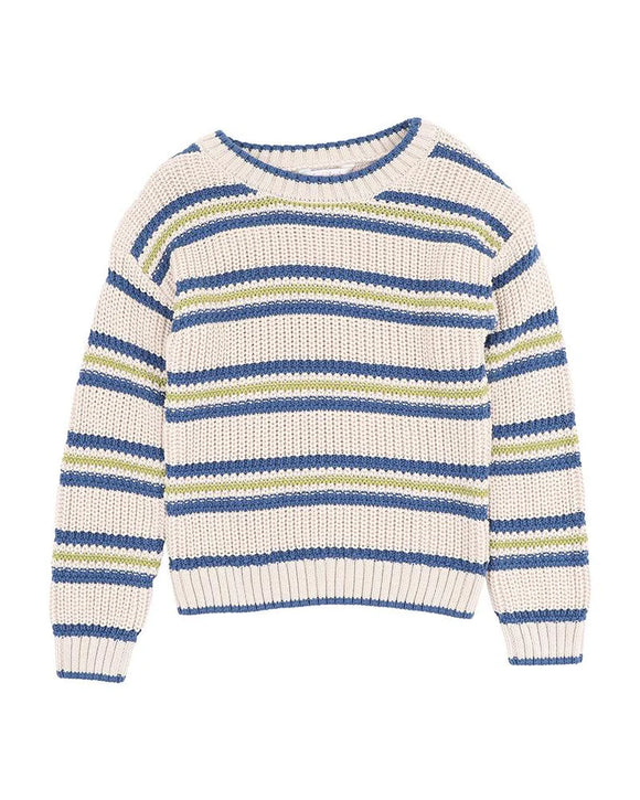 Fox & Finch - HIGH FLYER STRIPE KNITTED JUMPER 3-7 YRS