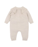 Bebe - FERN HAND EMB. ORGANIC KNITTED ROMPER