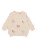 Bebe - FERN HAND EMB. ORGANIC JUMPER