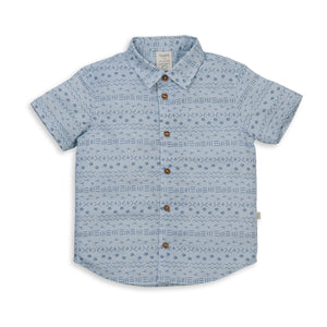 Tiny Twig - Boys Shirt - Mudcloth