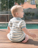 Bebe - BRADY ORGANIC KNITTED POLO ROMPER