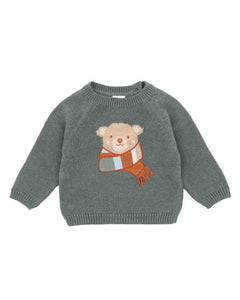 Bebe - MATEO BEAR KNITTED JUMPER