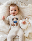Bebe - OTTO ORGANIC KNITTED LS ROMPER