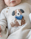 Bebe - OTTO ORGANIC KNITTED LS ROMPER