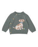 Bebe - OTTO PROUD PUPPY ORGANIC KNITTED JUMPER