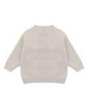 bebe - OTTO PUPPY GRID ORGANIC KNITTED JUMPER