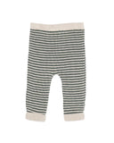 Bebe - OTTO STRIPE ORGANIC KNITTED LEGGINGS