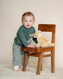 Bebe - OTTO STRIPE ORGANIC KNITTED LEGGINGS