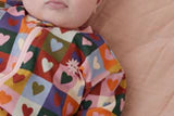 Kapow Kids - Heart Checkerboard All in One