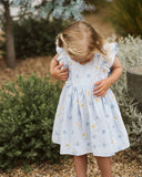 Bebe - LIBBY EMBROIDERED BUTTERFLY DRESS
