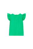 Milky - Green Broderie Frill Tee