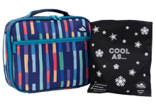 Spencil - Bright Stripes - Big Cooler Lunch Bag + Chill Pack