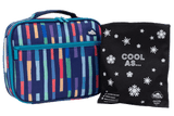Spencil - Bright Stripes - Big Cooler Lunch Bag + Chill Pack