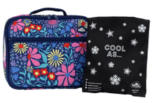 Spencil - Flower Fun Big Cooler Lunch Bag + Chill Pack