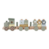 Little Dutch - Wooden Stacking Train Tractor