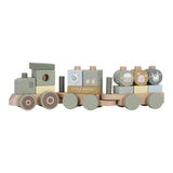 Little Dutch - Wooden Stacking Train Tractor