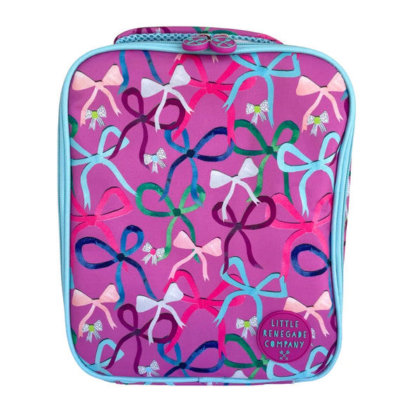 Little Renegade Company - LOVELY BOWS INSULATED LUNCH BAG