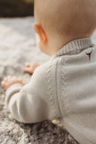 Little Windmill Clothing Co - "Morgan" Chocolate Pop Cotton Knit Romper