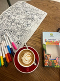 Nourish By Nature - Silicone Colouring Mat - Seek N Spot Animal Design