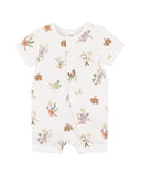 Bebe - AUSTRALIANA ORGANIC SS ZIPSUIT