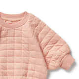 Wilson & Frenchy - Pretty Pink Organic Quilted Sweat