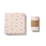 Wilson & Frenchy - Peaches Organic Pointelle Cot Sheet