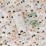 All4Ella - Muslin swaddle & 2 pram peg gift set - Country Farm