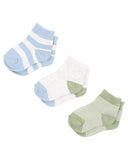 Minihaha - 3 PK SOCKS - BLUES & GREENS
