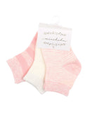 Minihaha - 3 PK SOCKS - PINK MULTI