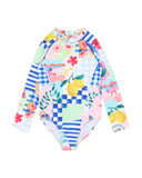 Minihaha - CAMILLE PRINT LS SUNSUIT