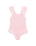 Minihaha - PALE PINK CRINKLE SWIMSUIT 2-7Y