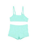 Minihaha - SELENA HIBISCUS AQUA BIKINI