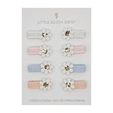 Little Blush Daisy - Mini Pastel Rainbow Daisy Duck Clips Multipack