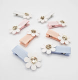 Little Blush Daisy - Mini Pastel Rainbow Daisy Duck Clips Multipack