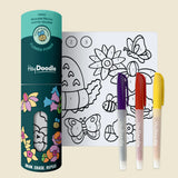 HeyDoodle - Flower Power Mini Colouring & Doodle Mat