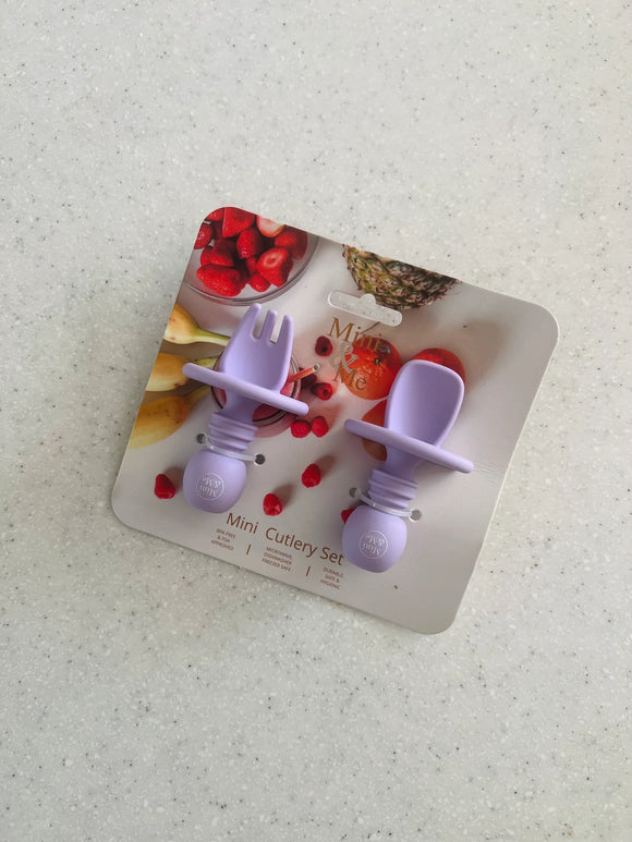 Cuddle Bug & Co - Mini Cutlery Set Lilac