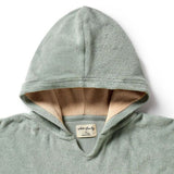 Wilson & Frenchy - Pistachio Organic Terry Hooded Poncho