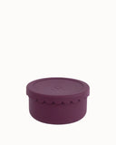 MontiiCo - Silicone Scallop Bowl - Ruby