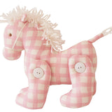 Alimrose - Jointed Pony 22cm Pink Check