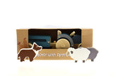 Eleganter - WOODEN TRACTOR WITH SHEEP DOG